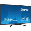 Монітор iiyama 42,5 16:9 VA UHD РК монітор, 3 мс, 60 Гц, PiP/PbP , 2xHDMI, 1xDP, 1xmDP, 1xDP out, 2xUSB 3.0, 2xUSB  X4373UHSU-B1