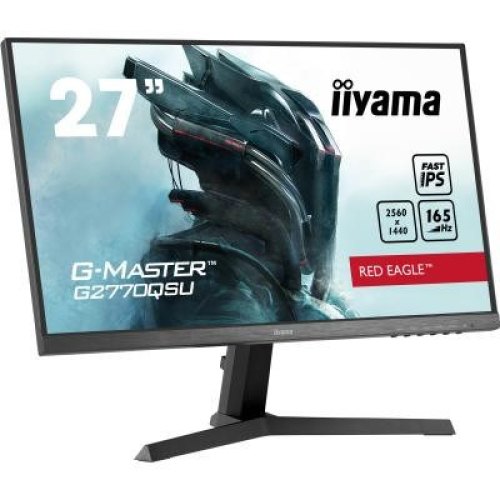 Монітор ігровий iiyama G-MASTER G2770QSU-B1 27 16:9 IPS, 2560х1440, 0,5 мс , 165 Гц, FreeSync, HDR, 1xHDMI 2.0/1xDP 1.4/2xUSB