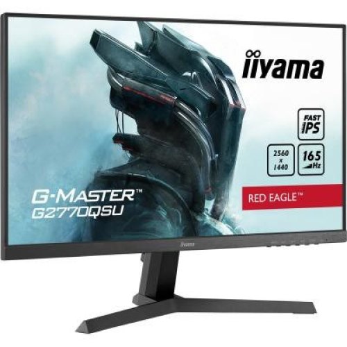 Монітор ігровий iiyama G-MASTER G2770QSU-B1 27 16:9 IPS, 2560х1440, 0,5 мс , 165 Гц, FreeSync, HDR, 1xHDMI 2.0/1xDP 1.4/2xUSB
