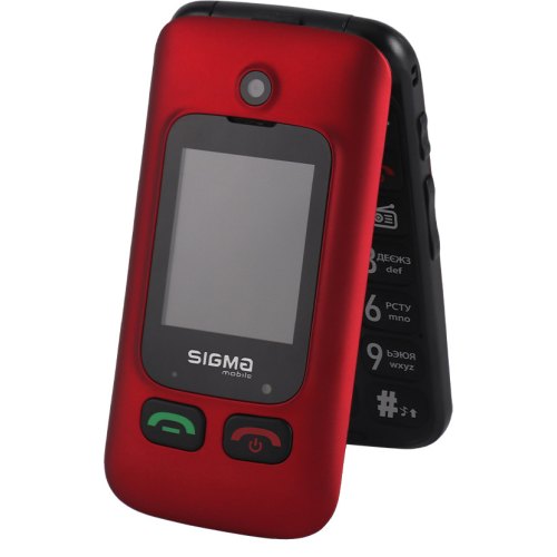 Мобільний телефон Sigma mobile Comfort 50 Shell Duo Type-C Dual Sim Red/Black (4827798212516)