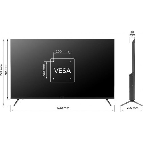 Телевізор Kivi 55, UHD, Smart TV 55U760QB