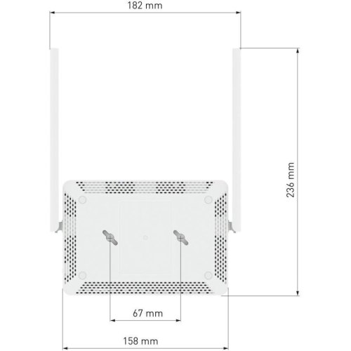 Обладнання радіодоступу (ІЕЕЕ 802.11) – точка доступу моделі Keenetic Explorer (KN-1613)