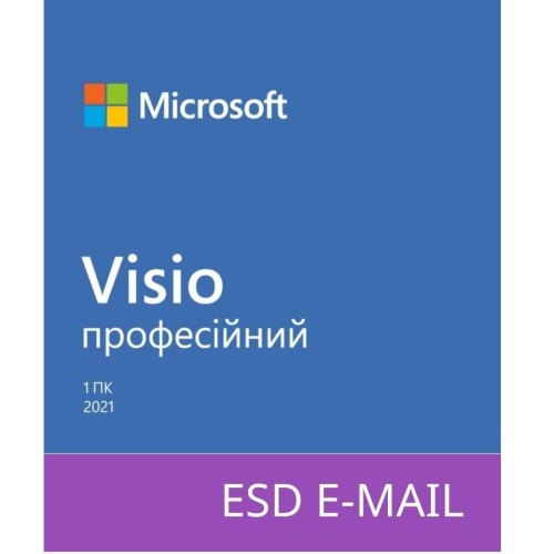 Програмна продукція Microsoft Visio Pro 2021 Win All Lng ESD D87-07606