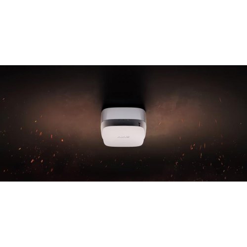 Ajax FireProtect 2 RB (Heat/Smoke) (8EU) white датчик диму та температури