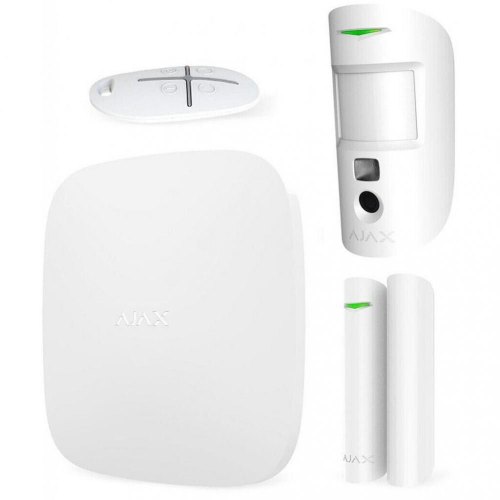 Ajax StarterKit Cam Plus white EU комплект охоронної сигналізації