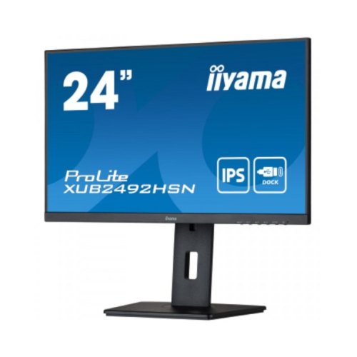 Монітор iiyama ProLite 23.8 16:9 IPS РК, 1920х1080, 4 мс, 75 Гц, 1xHDMI/1xDP/1xDP Out/1xUSB Type C (до 65 Вт)/2xUS XUB2492HSN-B5