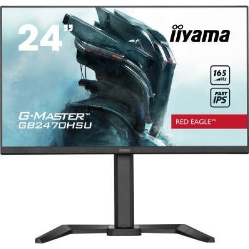 Монітор iiyama G-Master 23.8 16:9 Fast IPS IGZO РК монітор, 1920x1080, 0.8 мс, 165 Гц, FreeSync, 1xHDMI 1.4/1xDP 1.2/2xUSB GB2470HSU-B5