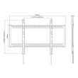 Кріплення настінне ITECH PLB-100 60-100 VESA max 1000 x 800, 100 кг, чорний