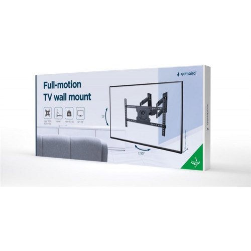 Кріплення настінне Gembird WM-75ST-02 32-75 похило-поворотне