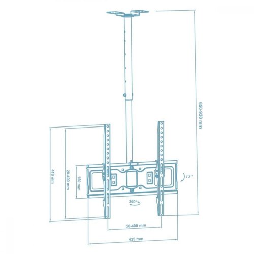 Креплення стельове Walfix CM-41B