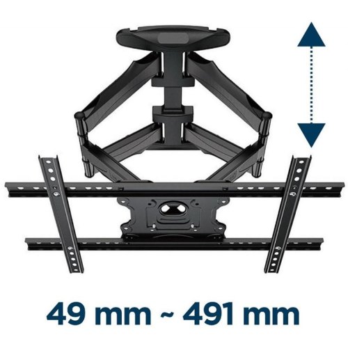 Кріплення настінне Gembird WM-75ST-01 32-75 похило-поворотне