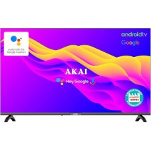 Телевізор 50 AKAI AK50D23UG Smart-TV, (Офіційний GOOGLE) Wi-Fi, 4K 3840 x 2160, 60 Гц, DVB-T2, DVB-S, DVB-C, звук 2х8 Вт, AV вхід x 1, USB x 2, HDMI