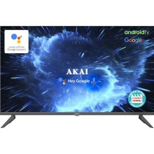 Телевізор 43 AKAI AK43D22G Smart-TV, (Офіційний GOOGLE), Wi-Fi, 1920x1080, 60 Гц, DVB-T2, DVB-S, DVB-C, звук 2х8 Вт, AV вхід x 1, USB x 2, VGA x 1, H