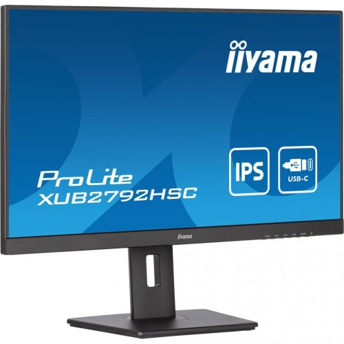 Монітор iiyama ProLite 27 XUB2792HSC-B5 16:9 IPS РК, 1920х1080, 4 мс, 75 Гц, 1 xHDMI/1xDP/1xUSB Type C (до 65 Вт)/2xUSB 3.2