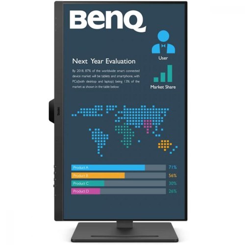 Монітор BenQ BL2790QT BLACK 27 16:9 IPS, 2560х1440, 75 Гц, 5 мс, 1 xHDMI 1.4/1xDP 1.2/1xDP Out/3xUSB 3.2/USB Type C