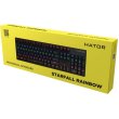 Клавіатура дротова, механічна,  Hator Starfall Rainbow Origin Red (HTK-608-BBG)
