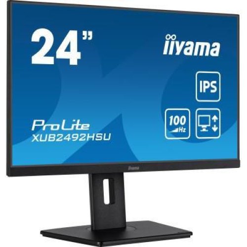 Монітор iiyama XUB2492HSU-B6 23.8 16:9 IPS РК, 1920х1080, 0.4 мс (MPRT), 100 Гц, FreeSync, 1xHDMI/1xDP/4xUSB 3.2, SP 2x2