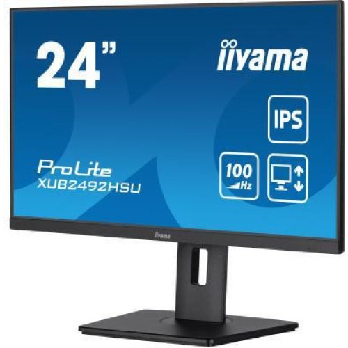 Монітор iiyama XUB2492HSU-B6 23.8 16:9 IPS РК, 1920х1080, 0.4 мс (MPRT), 100 Гц, FreeSync, 1xHDMI/1xDP/4xUSB 3.2, SP 2x2
