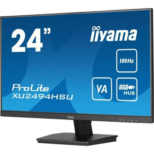 Монітор iiyama XU2494HSU-B6 23.8 16:9 VA РК, 1920х1080, 1мс (MPRT),  100Гц, FreeSync, 1xHDMI 1.4/1xDP 1.2/2xUSB 2.0