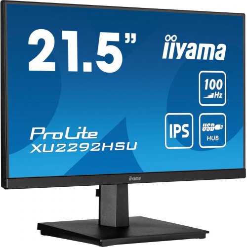 Монітор iiyama ProLite XU2292HSU-B6 21.5 16:9 IPS РК, 1920х1080, 0.4 мс (MPRT), 100 Гц, FreeSync, 1xHDMI/1xDP/4xUSB 3.2, SP 2x2