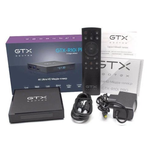 Стаціонарний медіаплеєр Geotex GTX-R10i PRO 4/64GB Голос