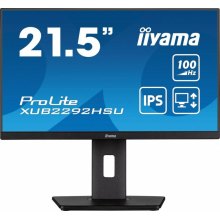 Монітор iiyama ProLite XUB2292HSU-B6 21.5 16:9 IPS РК, 1920х1080, 0.4 мс (MPRT ), 100 Гц, FreeSync, 1xHDMI/1xDP/4xUSB 3.2, HAS