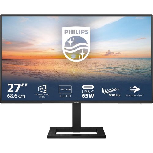 Монітор Philips 27E1N1300AE/00 IPS 27,1920*1080,100 Гц,HDMI,USB-C,HAS 100мм