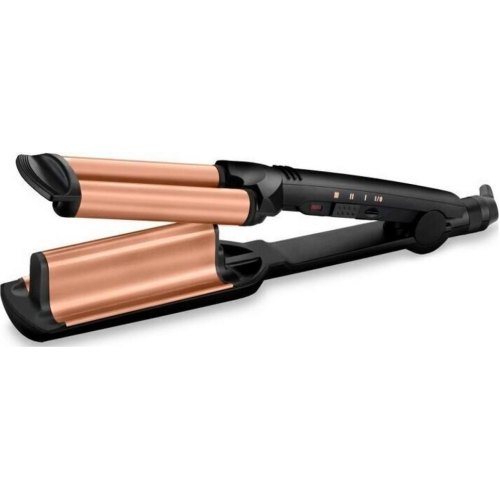 Плойка Babyliss, гофре , 85Вт, темп.режимів-3, 160-210С, природні хвилі, кераміка, турмалін , чорний