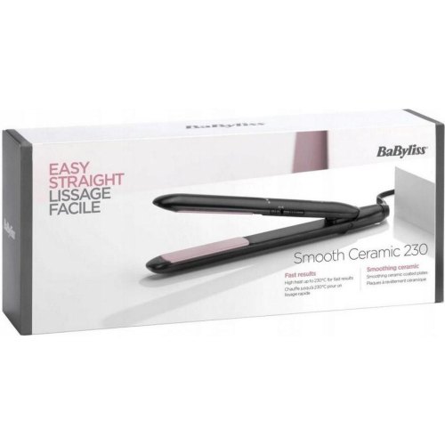 Випрямляч Babyliss, 41Вт, темп.режимов-2, 200 - 230С, кераміка, чорний