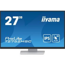 Монітор iiyama сенсорний T2752MSC-B1 27 16:9 IPS РК, 1920х1080, проекційно-ємністна технологія, 1xHDMI/1xDP/2xUSB 3.2