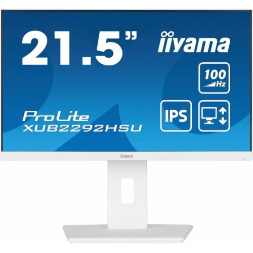 Монітор iiyama XUB2292HSU-W6 ProLite 21.5 16:9 IPS РК, 1920х1080, 0.4 мс (MPRT), 100 Гц, FreeSync, 1xHDMI/1xDP/4xUSB 3.2, HAS, S XUB2