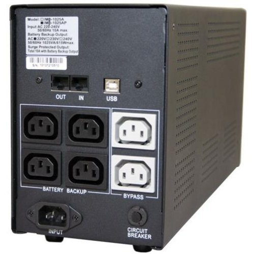 ПБЖ, Powercom (IMD-1025AP LCD), line interractive, класичний, 615Вт, RJ-4