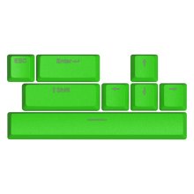 Комплект кейкапів Hator Green Lime PBT keycaps  - ESC/SPACE/ENTER/R.SHIFT/ARROWS (HTS-710)