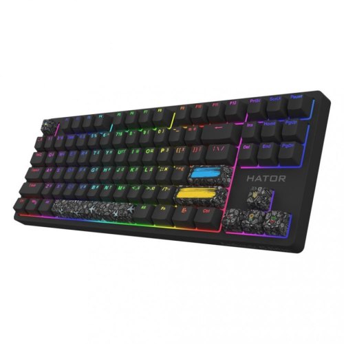 Клавіатура механічна, дротова, HATOR Rockfall 2 Mecha TKL Authentic Edition (HTK-530) black