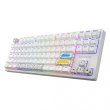 Клавіатура механічна, дротова, HATOR Rockfall 2 Mecha TKL Authentic Edition (HTK-531) white