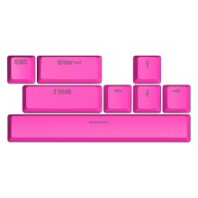 Комплект кейкапів Hator Knockout Pink PBT keycaps  - ESC/SPACE/ENTER/R.SHIFT/ARROWS (HTS-711)