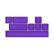Комплект кейкапів Hator Vivid Lilac PBT keycaps  - ESC/SPACE/ENTER/R.SHIFT/ARROWS (HTS-716)