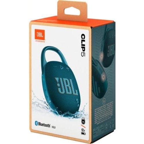 Портативна колонка JBL Clip 5 (JBLCLIP5BLU), Blue