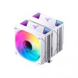 Кулер для процесора, JONSBO CR-3000 ARGB White 2066/2011/1700/AM5/AM4, 22-32 Дб, 600-1500 Об/хв, алюміній