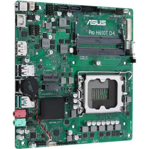 Материнська плата ASUS PRO H610T D4-CSM s1700 2x SO-DIMM DDR4 M.2 Mini-ITX