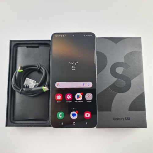 Смартфон Samsung Galaxy S22 256 GB Phantom Black USED **