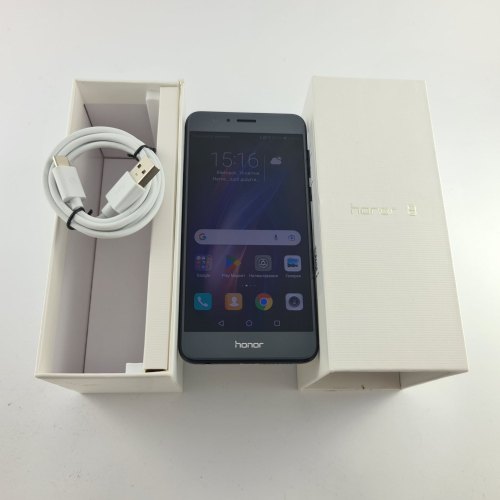 Смартфон Honor 8 2016 4/32Gb Midnight Black (FRD-L09) USED **