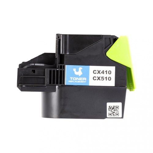 Картридж PowerPlant Lexmark CX310/CX410/CX510 CY (з чипом)