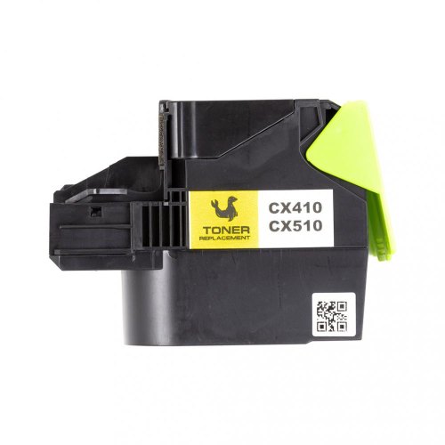 Картридж PowerPlant Lexmark CX310/CX410/CX510 YL (з чипом)