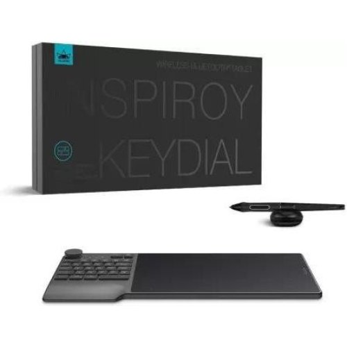 Графічний планшет Huion Inspiroy Keydial KD200 + рукавичка