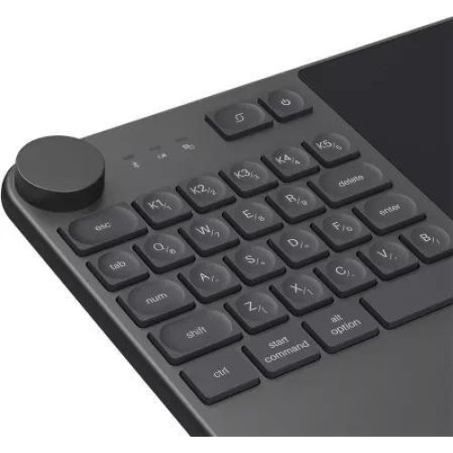 Графічний планшет Huion Inspiroy Keydial KD200 + рукавичка