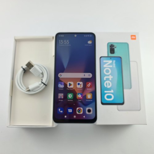 Смартфон Xiaomi Redmi Note 10 4/128Gb Pebble White USED **