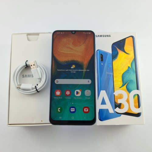 Смартфон Samsung Galaxy A30 (A305F) 32Gb Blue (SM-A305FZBUSEK) USED **