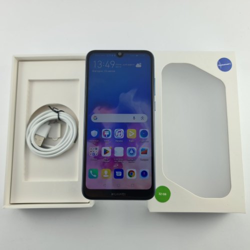 Смартфон Huawei Y6 2019 2/32Gb Sapphire Blue (MRD-LX1F) USED **