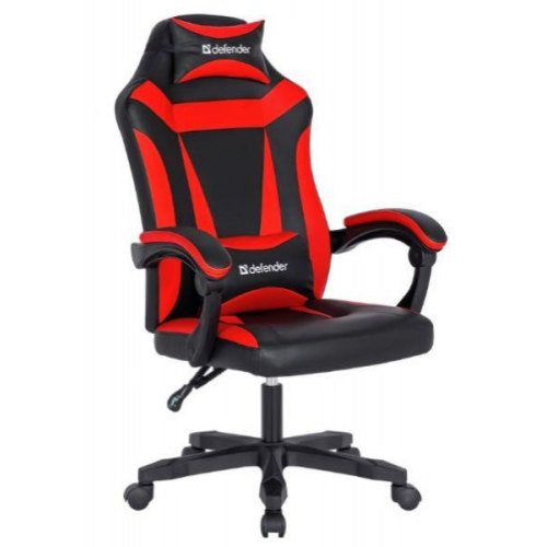Крісло для геймерів, Defender Master, Black/Red
